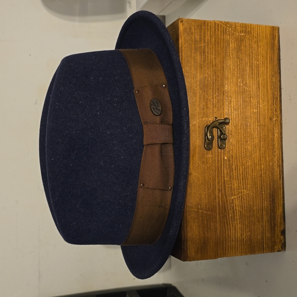 Blue Fedora Hat